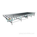 Mattress Foam Transfer Station Electric Power Expandable roller conveyor Manufactory